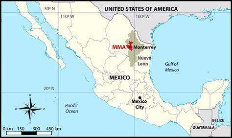 Monterrey Nuevo Leon Mexico Map Charin Aprilette