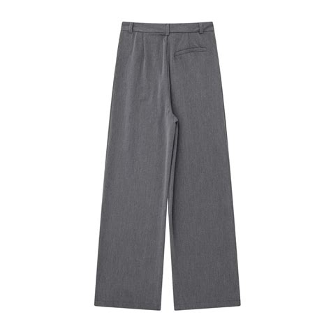 Wide Leg High Waist Tailored Suit Trousers The Black Friesian