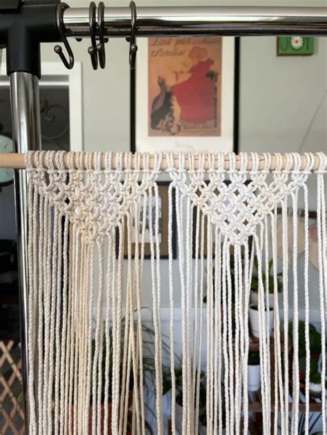 Easy Macrame Door Curtain Diy With Boho Style Macra Made