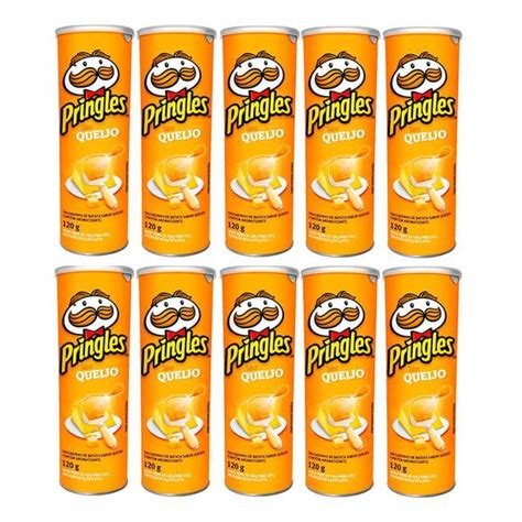 Kit 10 Batata Pringles Queijo 120g Pringles Magazine Luiza