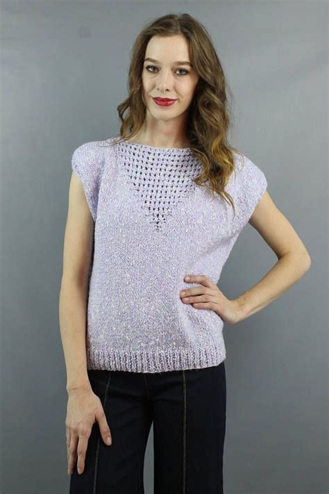 Lavender Sweater Lavender Knit Crochet Sweater Purple Sweater Etsy