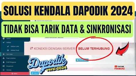 Segera Update Patch Solusi Bagi Aplikasi Dapodik Tidak Bisa