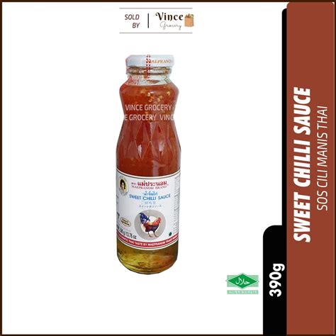 Maepranom Brand Thai Sweet Chilli Sauce Sos Cili Manis Thai