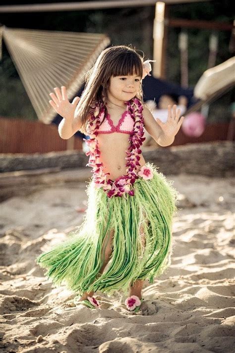 Baby Girl or Toddler Hawaiian HULA Set w Barefoot SANDALS | Etsy