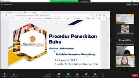 Webinar Strategi Penulisan Buku Ajar Monograf Buku Referensi Dan Book