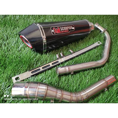 Jual Knalpot Racing Scorpion Untuk Vixion R Fu Mx Cbr Cb Sonic