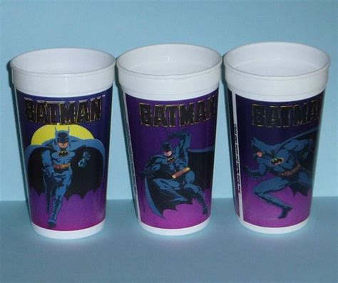 Tim Burton Batman Movie 1989 Taco Bell Collector Cups Set Of 3 1761430942