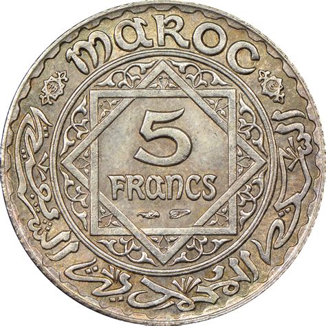 Morocco 5 Francs Y 37 Prices And Values Ngc