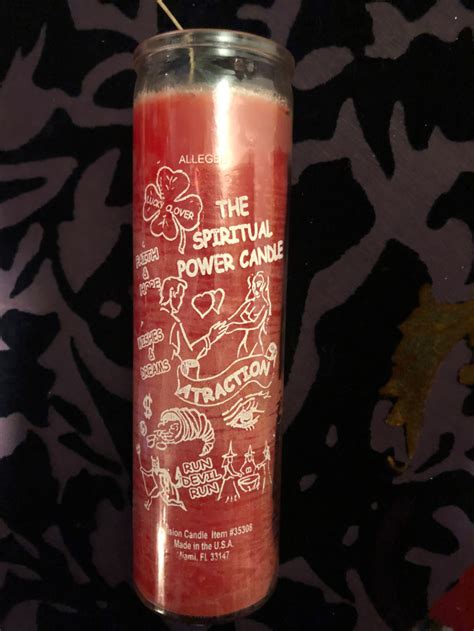 The Spiritual Power Candle Red