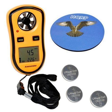 HQRP Handheld Weather Station Digital Pocket Anemometer Beaufort Wind