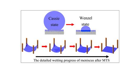 Mechanism Study On Transition Of Cassie Droplets To Wenzel State After