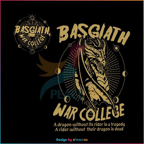 Free Basgiath War College Fourth Wing Svg Cutting Digital File Peacesvg