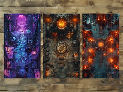 Dungeons And Dragons Battlemaps And Backgrounds In Alchemist S Lab Theme Digital Rpg Maps Role