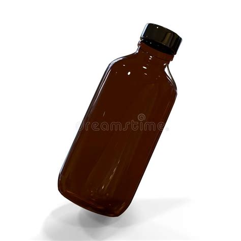 Cosmetic Bottle Mock Up On Isolated White Background 3d Illustration Stock Illustration