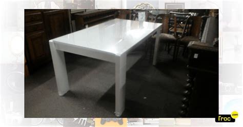 Achat Table Laque Blanc Occasion Ahuy Troc