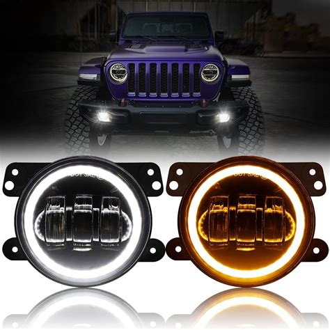 Auxbeam Inch Led Fog Lights For Jeep Wrangler Jk Rubicon Unlimited