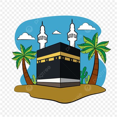 Ilustraciones De Kabah Kaaba Vector Png Kabah Kaaba La Meca Png Y