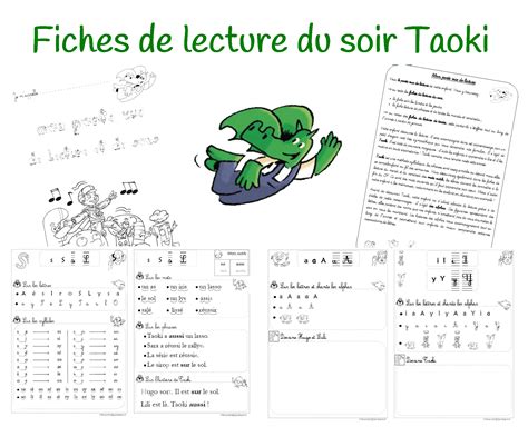 Fiches De Lecture Du Soir Taoki