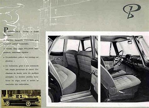 Simca Vedette Presidence 1958 Suv Pullman Suv Car