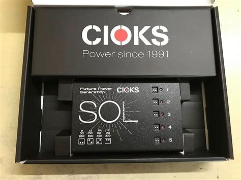 Cioks Sol Pedal Power Supply W Original Box And Paperwork Reverb