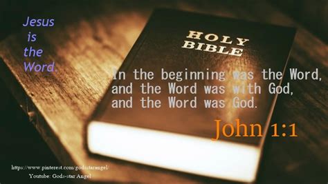 John 11 In The Beginning Was The Word And The Word Was With God And