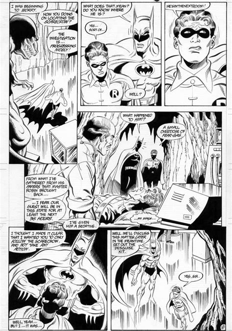 Comic Art For Sale From Coollines Artwork Aparo Jim Batman Pg