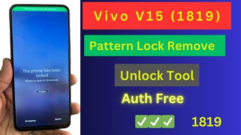 Vivo V15 1819 Pattern And Frp Unlock By Unlocktool