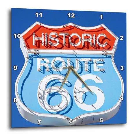 3drose Route 66 Wall Iconic Wall Clock Arizona Seligman Lynn Seldon 13