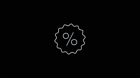 Discount Price Tag Icon Animation Loop Motion Graphics Video