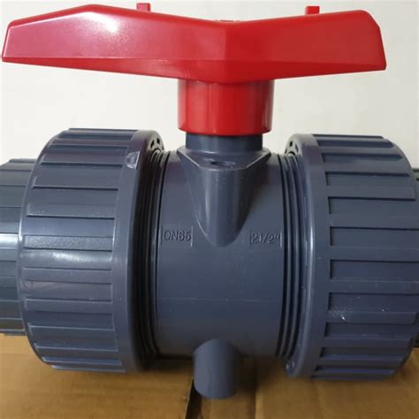 Jual Stop Kran Watermur Double Union Ball Valve Kdj Shopee