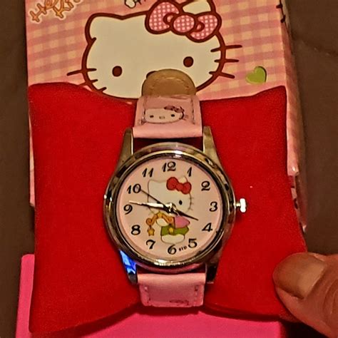 Hello Kitty Accessories Nwot Pink Hello Kitty Watch Poshmark