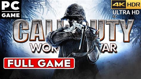 Call Of Duty World At War Full Game Walkthrough No Commentary Youtube