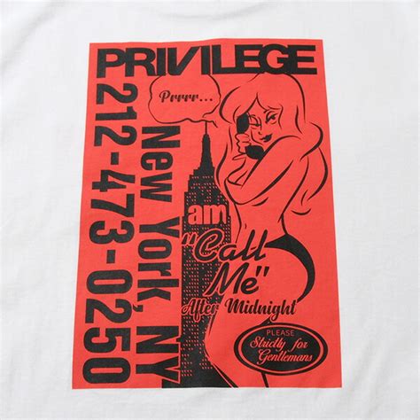 【楽天市場】【全品ポイント10倍】正規取扱店 Privilege X Am プリビレッジ Tシャツ Privilege Girl Ss