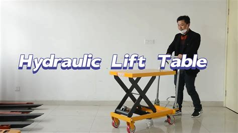 Forklift Portable Manual Hydraulic Lifting Platform Small Scissor Kg