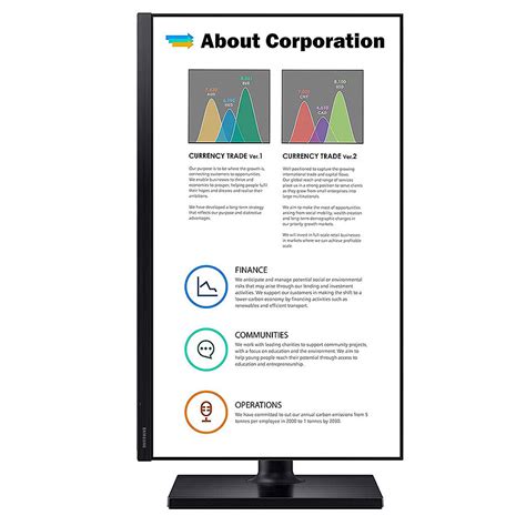 Monitor 27 TFT IPS LED Samsung F27T450FQR Black Super Slim Bezel, Pivot