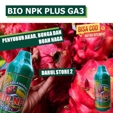 Jual Pupuk Pelebat Buah Naga Penyubur Buah Sayuran Pupuk Pembesar Buah