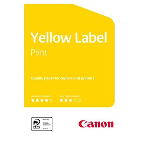 Canon Copy Paper Yellow Label A4 80g 500 Sheets 5897a022 Copy