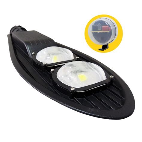 Luminária Pública 100W Fotocélula de Led Branco Frio PJ