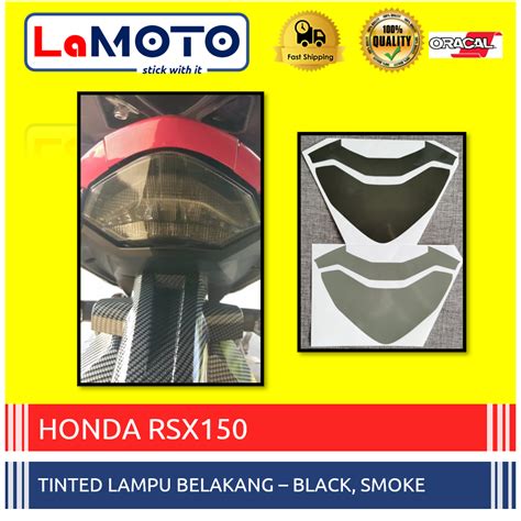 🔥tinted Lampu Belakang🔥honda Rsx 150 🔥oracle Brand Premium Tinted 🔥