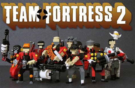 Team Fortress 2 Characters Made With Lego Bricks Gadgetsin