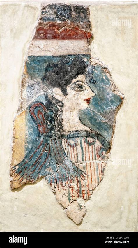 La Parisienne A Fragment Of A Minoan Frescoe Of A Female Figure