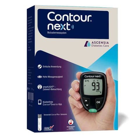 Ascensia Contour Next Set Blood Glucose Monitor Doccheck Shop