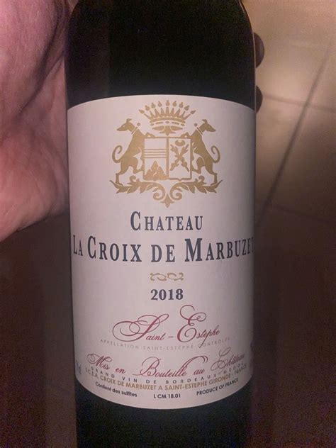 2018 Château La Croix De Marbuzet France Bordeaux Médoc St Estèphe