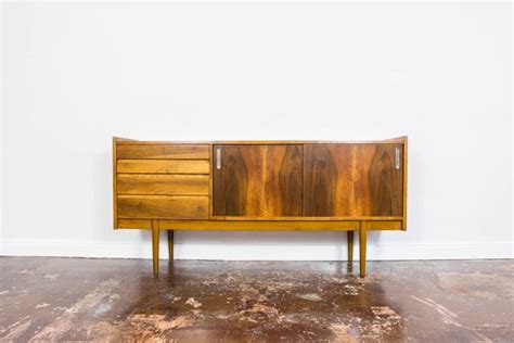 Vintage Sideboard In Walnut From Bytom Furniture Fabryki S For