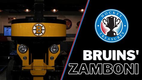 Boston Bruins Zamboni Hockeytreasures Youtube