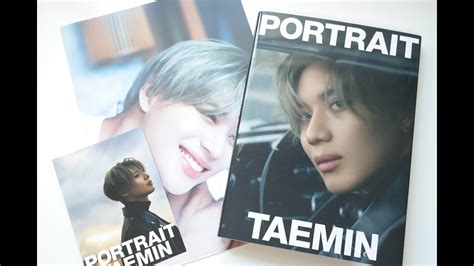 Unboxing Taemin S Portrait Photobook Youtube