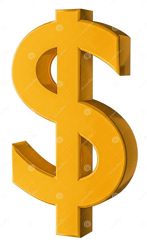 Finance And Business Symbol Gold Dollar Sign Isolated On Png