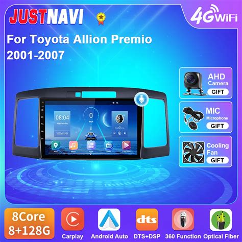 Justnavi Car Radio For Toyota Allion Premio Multimedia Video