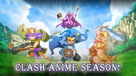 Clash Of Clans August Anime Season Th Clashiversary