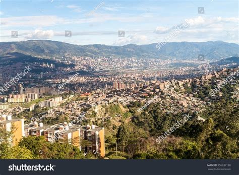 Aerial View Medellin Colombia Stock Photo 356637188 Shutterstock